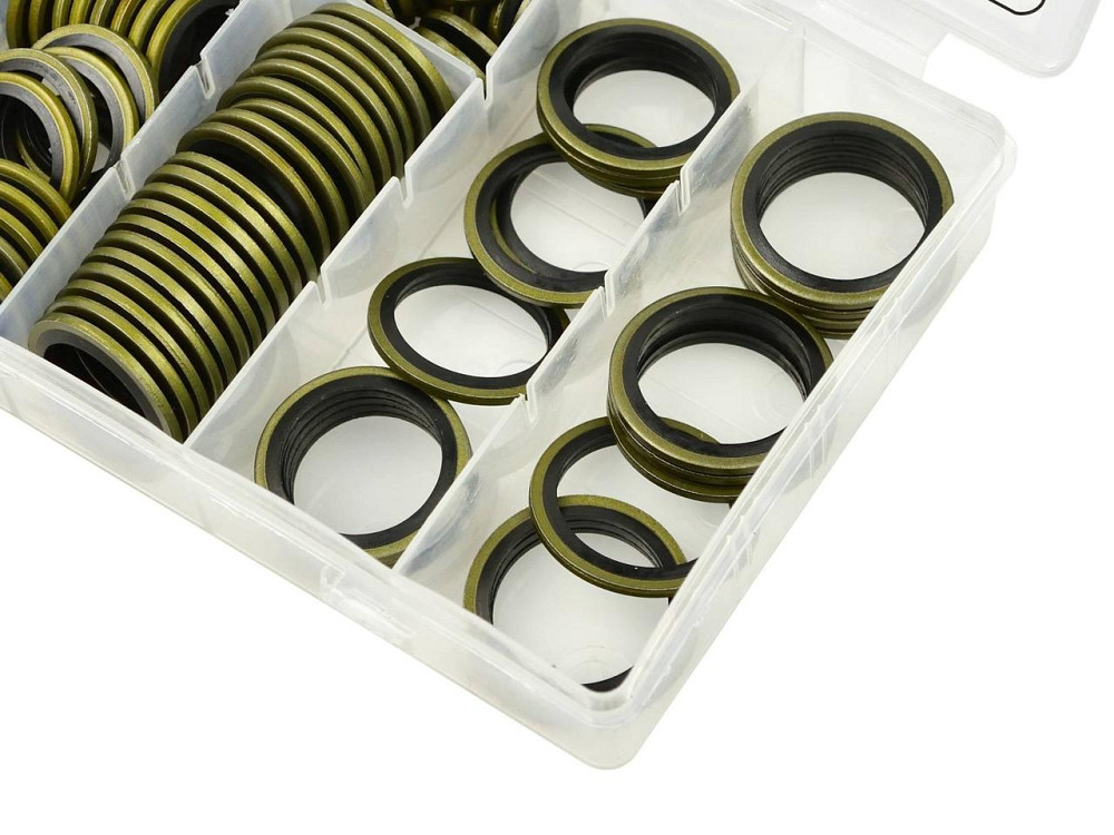 РемНабір металево-гумових шайб ущільнювальних 