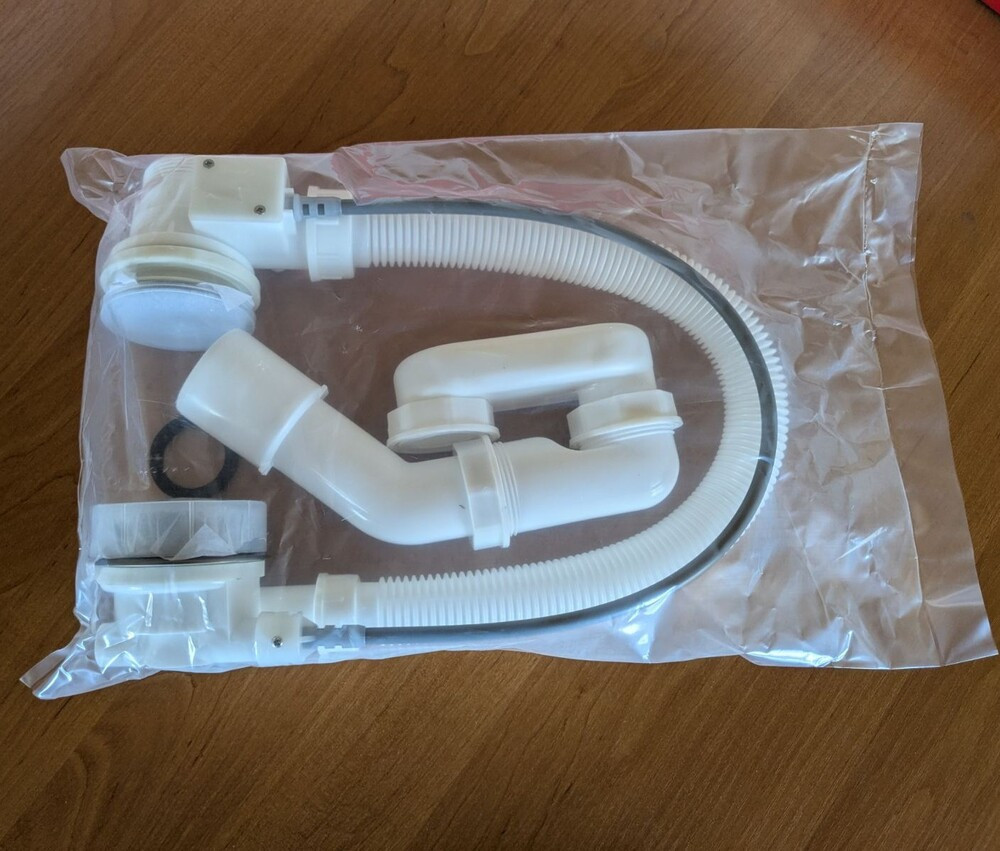 Сифон для ванни Koer BD-04-07 1 1/2'' напівавтомат з переливом, без ревізії   ( KR5444 ) 24232 Харків - фото 3