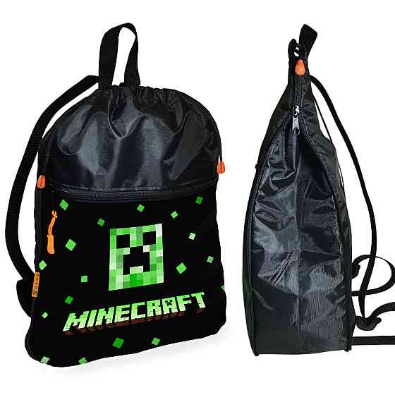 Шкільний рюкзак дитячий Minecraft + Сумка для взуття спортивної форми рюкзак-мішок для хлопчика (01710) Київ