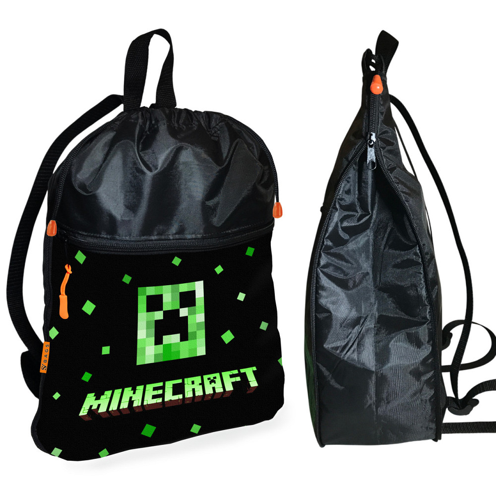 Шкільний рюкзак дитячий Minecraft + Сумка для взуття спортивної форми рюкзак-мішок для хлопчика (01710) Київ - фото 2