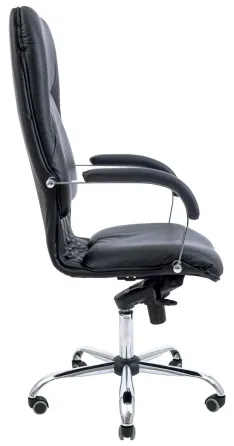Офисное Кресло Руководителя Richman Nicosia Fly 2230 Хром М1 Tilt Черный Киев