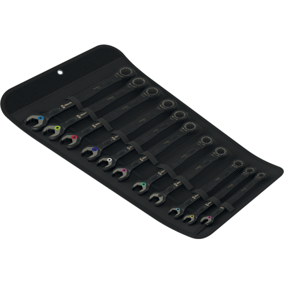 Набір ключів комбінованих Wera з тріскачкою 8-19мм 11шт, в сумці, Joker 6000 Black Edition 05020017001 Одеса