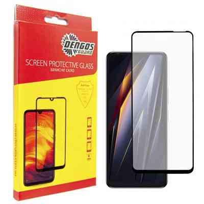 Стекло защитное Dengos Full Glue Tecno Pova Neo 2 (LG6n) (black) (TGFG-292) Винница