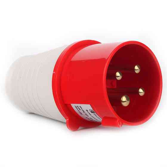 Вилка силова 4x32 3P+PE, 32 A , 380-415 В, IP44 Днепр