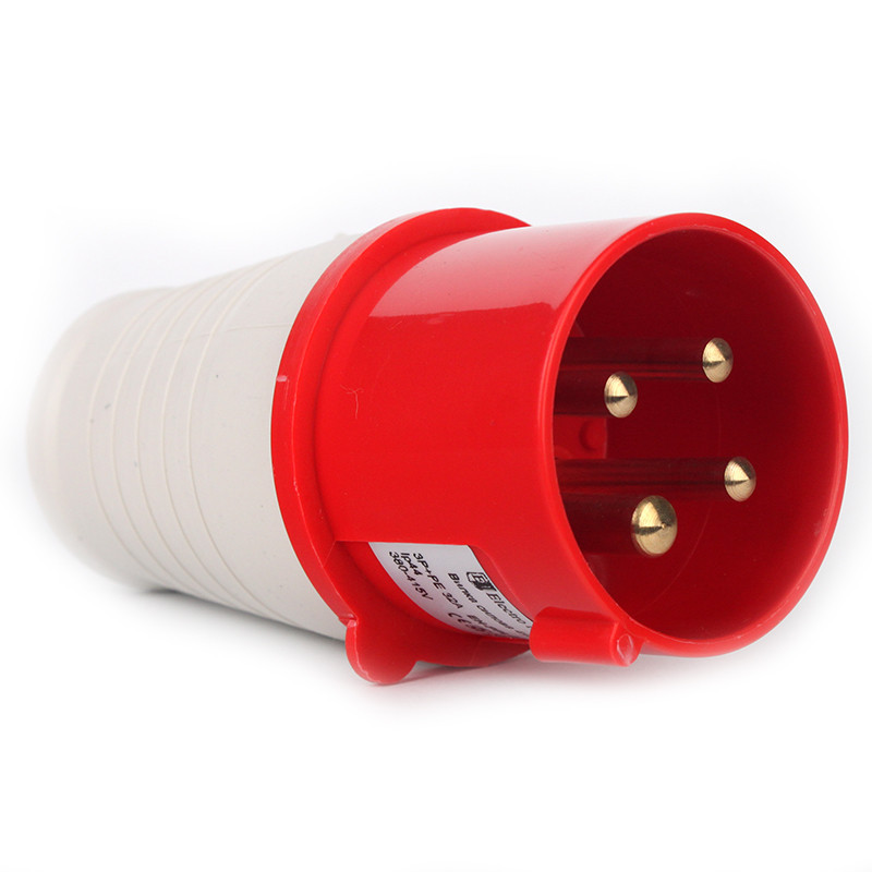 Вилка силова 4x32 3P+PE, 32 A , 380-415 В, IP44 Днепр - изображение 2