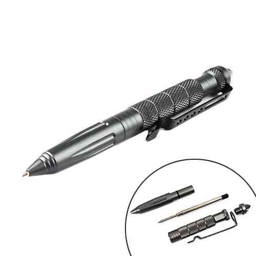Многофункциональная ручка Multi-Tool из авиационного алюминия с заостренным концом и стеклобоем Киев
