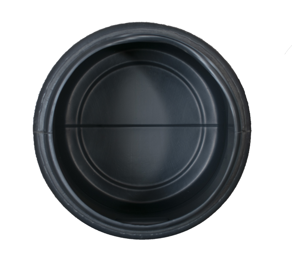 Бочка 30 л пластиковая техническая черная   широкая горловина бидон Днепр - изображение 2