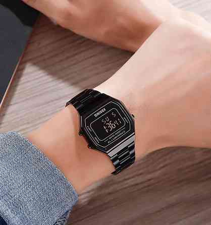 Мужские наручные часы Skmei 1647 (Черные) Киев