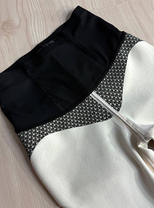 Лосини жіночі Kenalin 88-1 утеплені з корсетом на блискавці в рубчик чорні, чорний, L Київ - фото 17