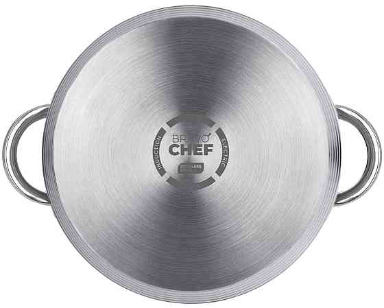 Кастрюля Bravo Chef 22 см (4.35 л) с крышкой (6720870) Киев