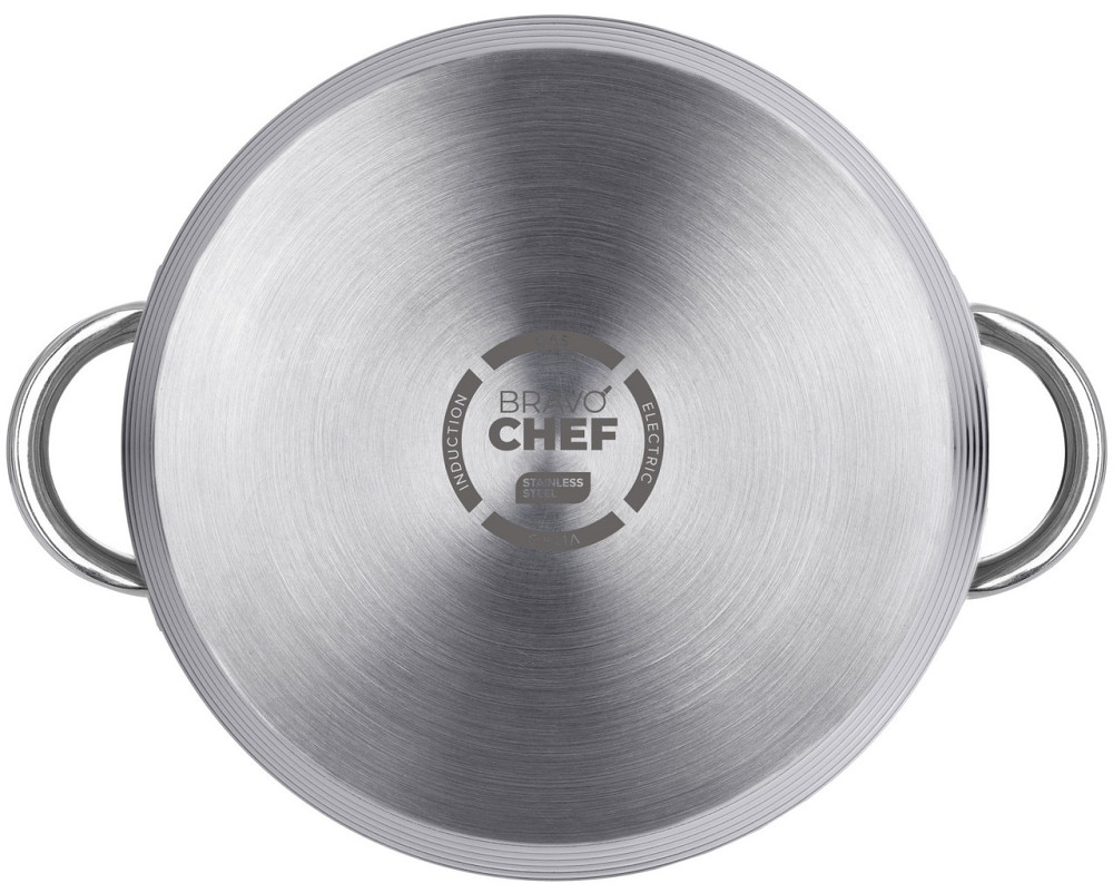 Кастрюля Bravo Chef 22 см (4.35 л) с крышкой (6720870) Киев - изображение 2