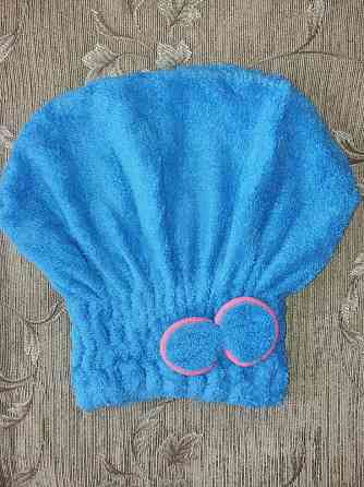 Тюрбан для волос универсальный голубой Киев