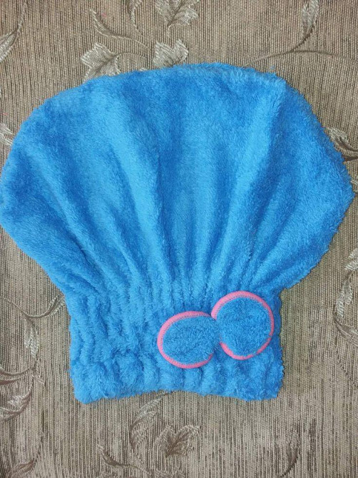 Тюрбан для волосся універсальний блакитний Київ - фото 3