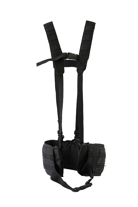 Розвантаження чорна Ремінно-плечова система РПС розвантажувальний пояс регульований тактичний із сис Одеса - фото 9