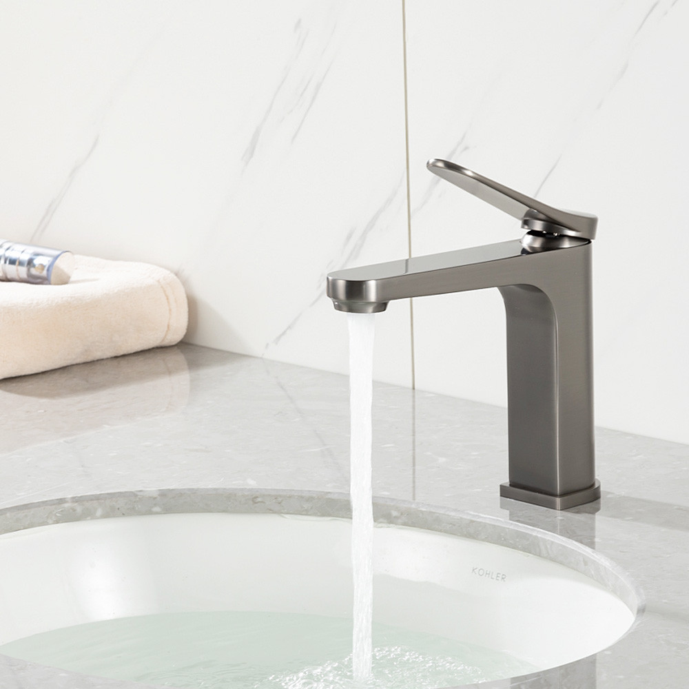 Змішувач для умивальника GAPPO G1010-9, графіт Київ - фото 2