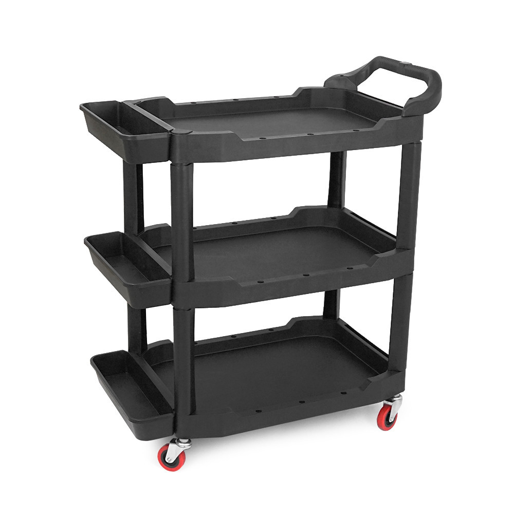 Пластмасовий візок для інструментів 97.5х48х68мм, черний Київ - фото 1