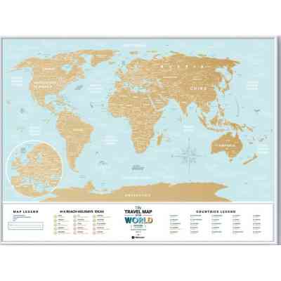 Скретч карта 1DEA.me Travel Map Holiday Lagoon World (13052) Винница