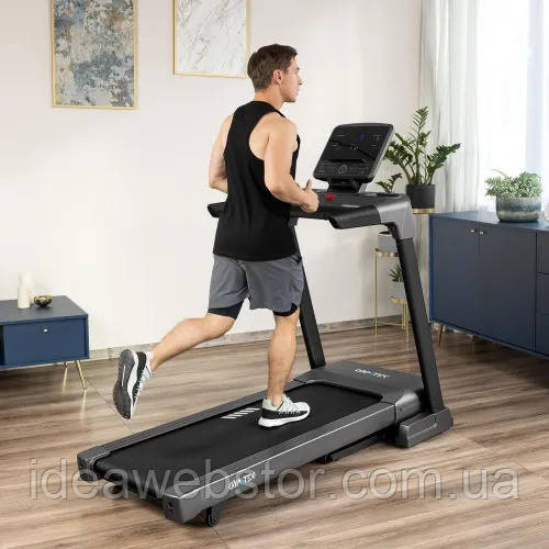 Беговая дорожка GYMTEK XT850 электрическая складная для дома 20 км/ч с автоматическим наклоном амортизацией двигателем 4 к.с. до 1 Киев - изображение 16