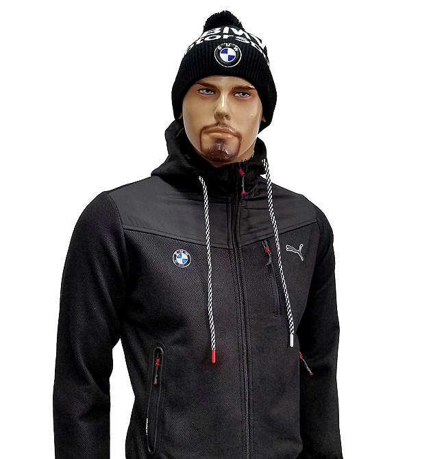 Мужская трикотажная кофта-куртка Puma Thumbnail 1 of BMW M Motorspor на меху,оригинал 52 Киев - изображение 1