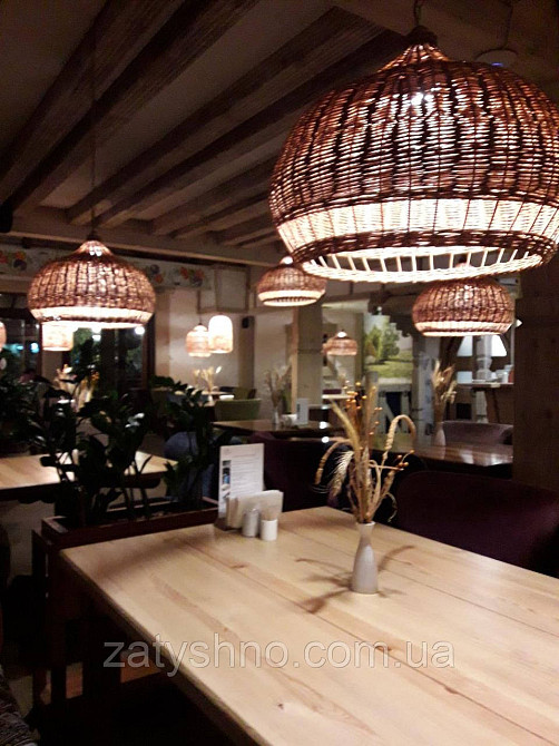 Люстра з лози під розмір Київ - фото 1