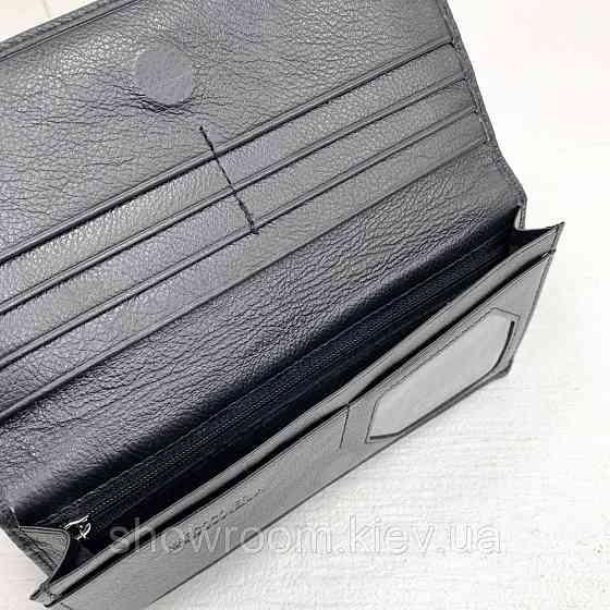 Мужской кожаный бумажник на магните Marco Coverna (msm-8) black Киев