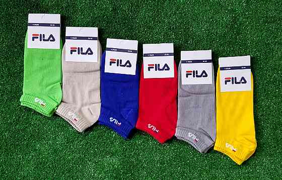 Шкарпетки Fila короткі бавовна Туреччина розмір 36-40 асорті Київ