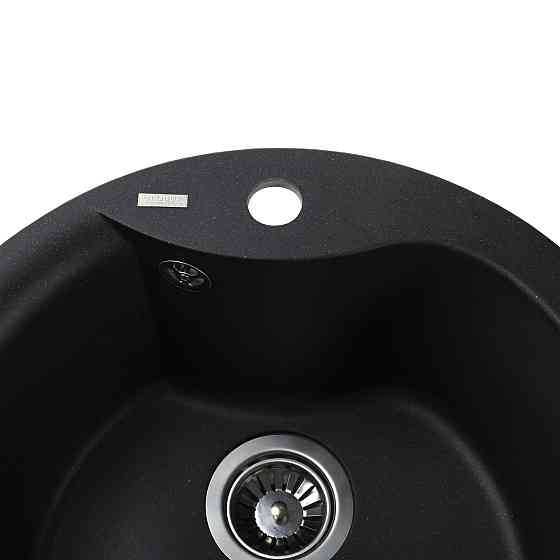 Гранитная мойка Globus Lux ORTA черный металiк 485мм-А0001 Киев