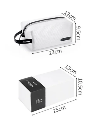 Косметичка Naturehike NH19SN010, Розмір L, 2.6 л, біла Київ - фото 2