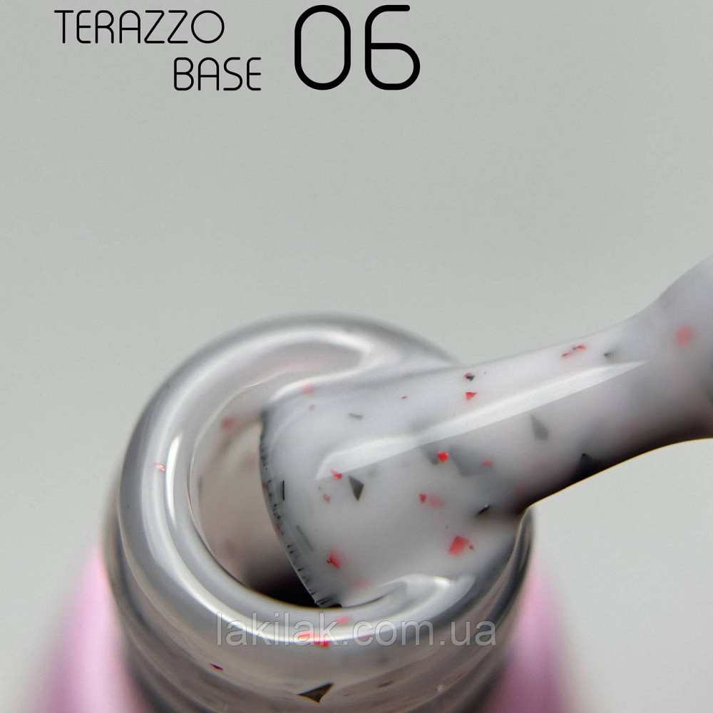 База для гель-лаку Toki-Toki Terazzo Base TR06 з поталлю 5мл Херсон - фото 1