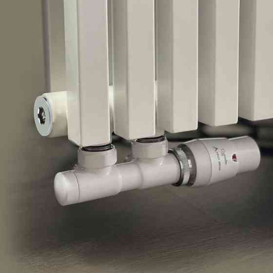 Комплект термостатический Vario Term TWINS 50 мм, угловой, правый, белый TSGS0206CFK/P Киев