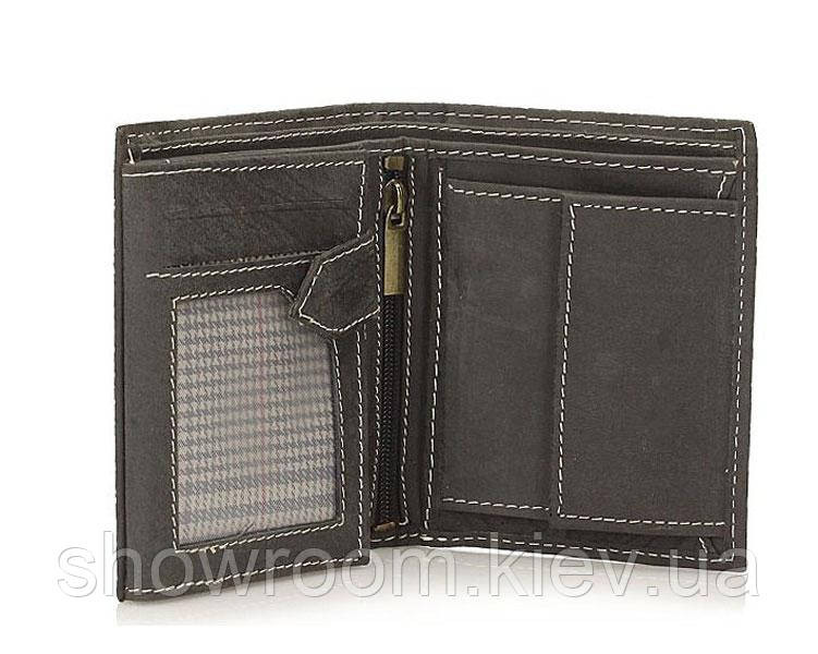 Портмоне чоловіче Wild Tiger (037) шкіряне чорне Київ - фото 2