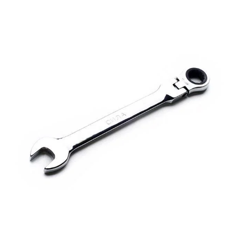 Ключ ріжково-накидний з тріскачкою та шарніром 8мм CrV СИЛА Житомир - фото 1