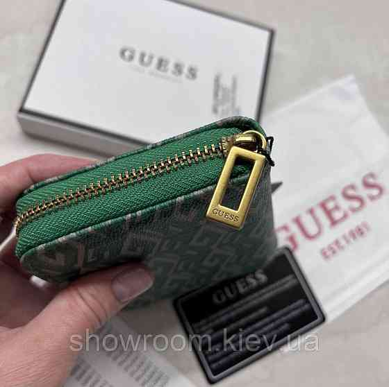 Жіночий маленький гаманець Guess (7594-1) green Київ