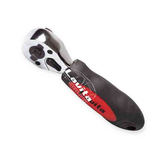 Трещетка двусторонняя с квадратом 1/4