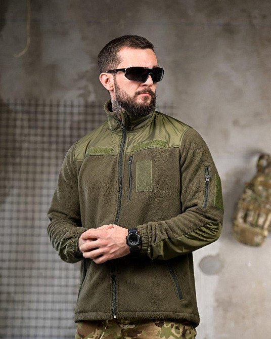 Тактическая флисовка DETROID олива ПП4744 Одесса - изображение 1