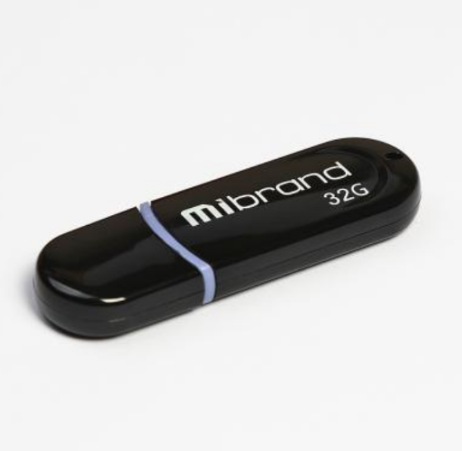 Флешка 32Гб USB 2.0 чорний Panther Mibrand Житомир - изображение 1