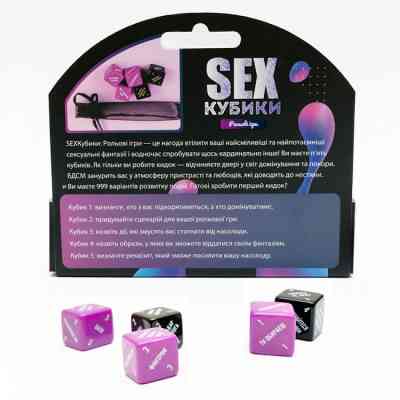 Настільна гра 18+ Fun Games Shop SEXКубики: Рольові ігри (укр.) (FGS52) Вінниця