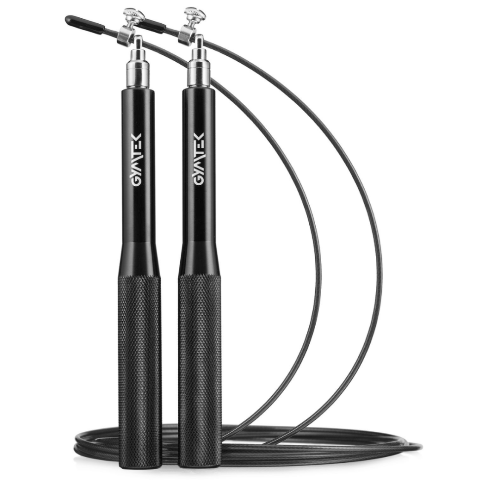 Скакалка Gymtek швидкісна чорна Київ - фото 1