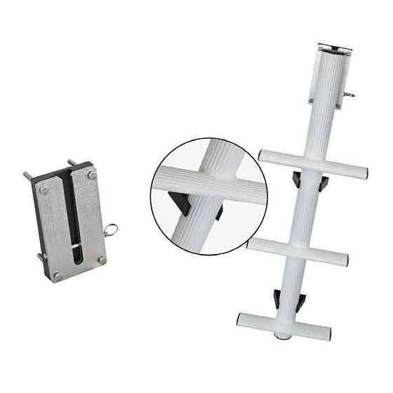 Драбина-дайвера аоюміній біла 4 щаблі HF01-147AL Київ