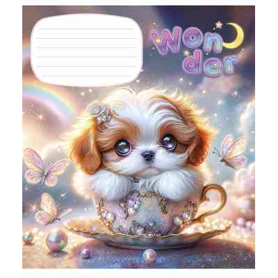 Зошит Школярик Wonderful 12 аркушів лінія (012-3414L) Вінниця