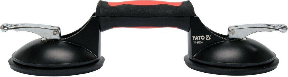 Присоски для монтажу скла YATO: 2 чашки Ø= 125 мм, m= 120 кг, 245х 125х 7 мм [20/160] Одеса - фото 2