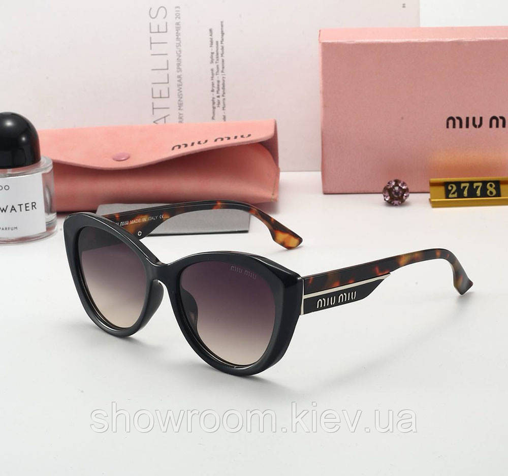 Женские солнцезащитные брендовые очки Miu 2778 leo Киев - изображение 1