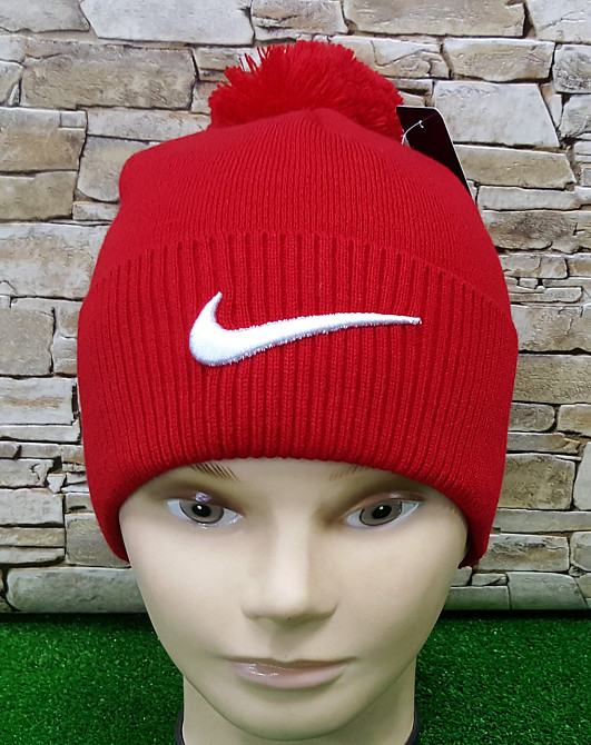 Чоловіча шапка NIKE Originals Pom Pom Fleece Київ - фото 1