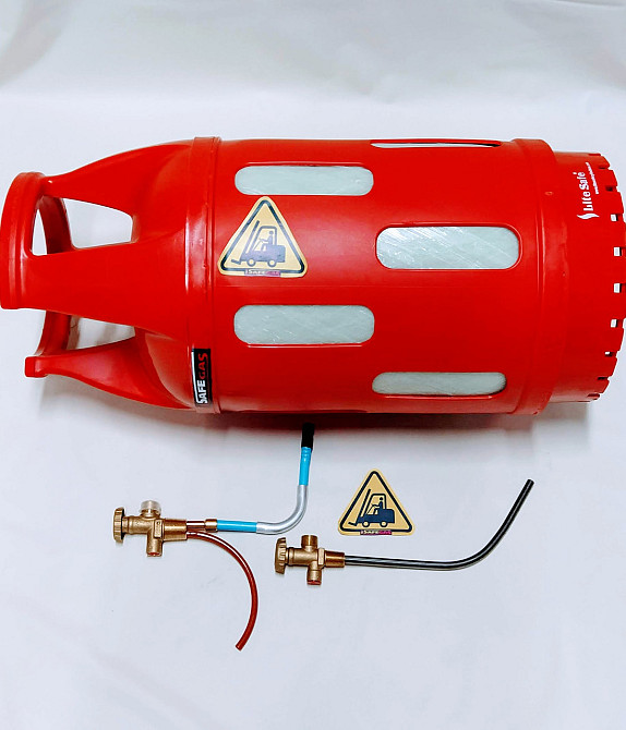 Газовий композитний балон 35 л для авто навантажувачів із запобіжним клапаном CАVAGNA Італія. Київ - фото 6