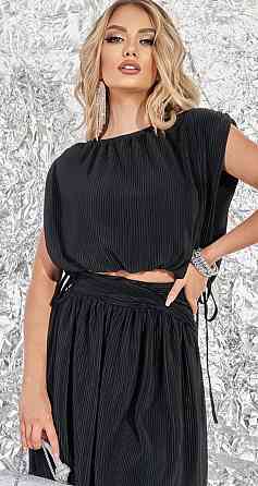 Костюм плісе PALOMA чорний (44) Київ