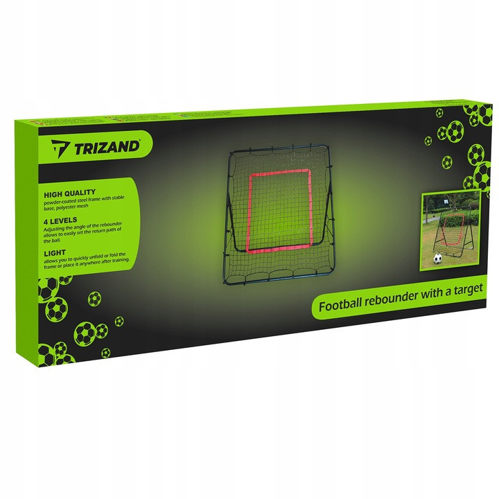 Ворота футбольні тренажер 2в1 з прицілом 120х120х50 см Trizand (23611) Нововолинськ - фото 7