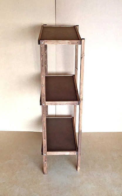 Етажерка розбірна "Честер" 3 полиці 40х80х150 капучино Миколаїв - фото 2