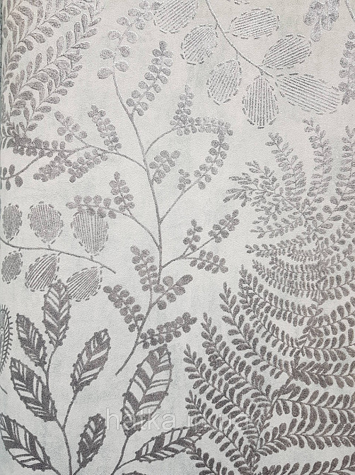 Обои виниловые на флизелине AS creation The Bos 0.53х10 листья ветки серебристые на мятном зеленом Киев - изображение 2