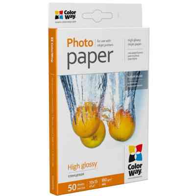 Фотопапір ColorWay 10x15 180г glossy, 50с (PG1800504R) Вінниця