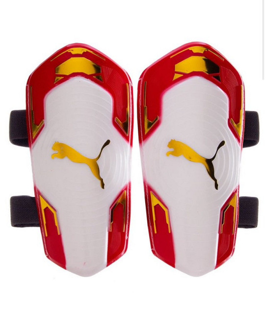 Щитки футбольні PM FB-662-M Вишнёвое - изображение 2